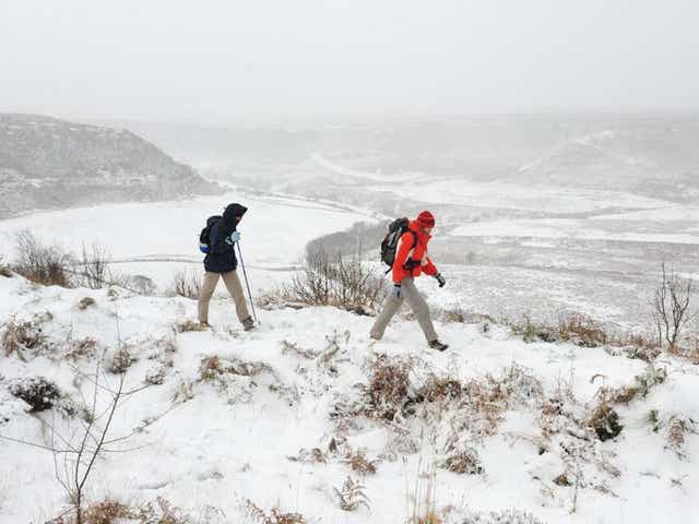 Walking in a winter wonderland: the North Yorkshire Moors