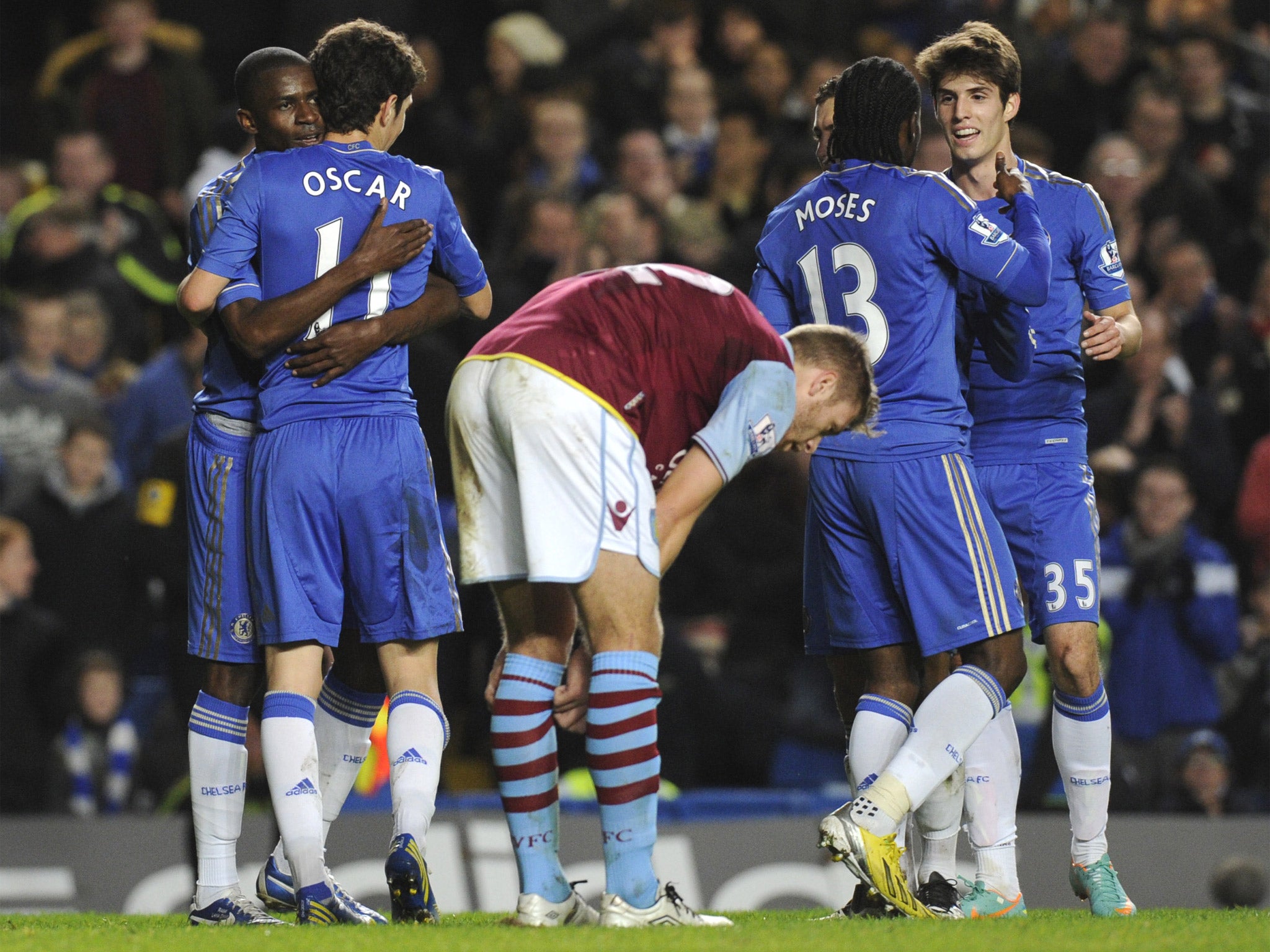 Villa’s eight-goal defeat by Chelsea left them three points off 18th place