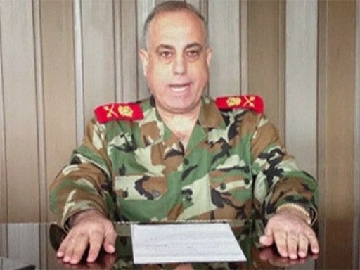 Maj-Gen Abdul-Aziz Jassim al-Shallal: 'The military are destroying cities and villages and committing massacres'