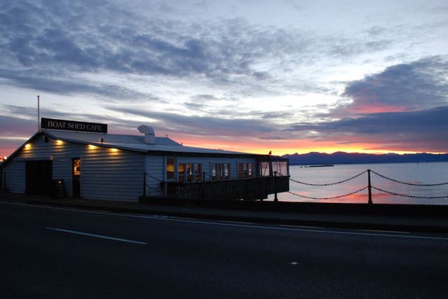 The Boat Shed in Nelson, New Zealand