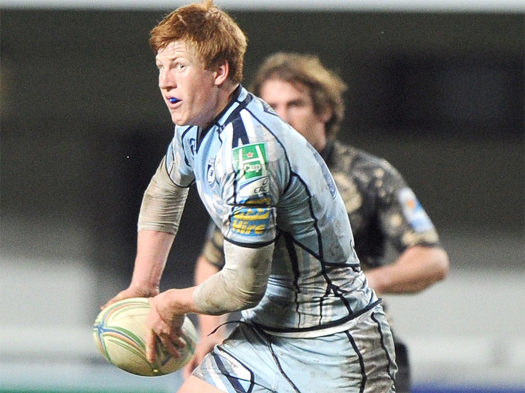 Impressively cool: Rhys Patchell