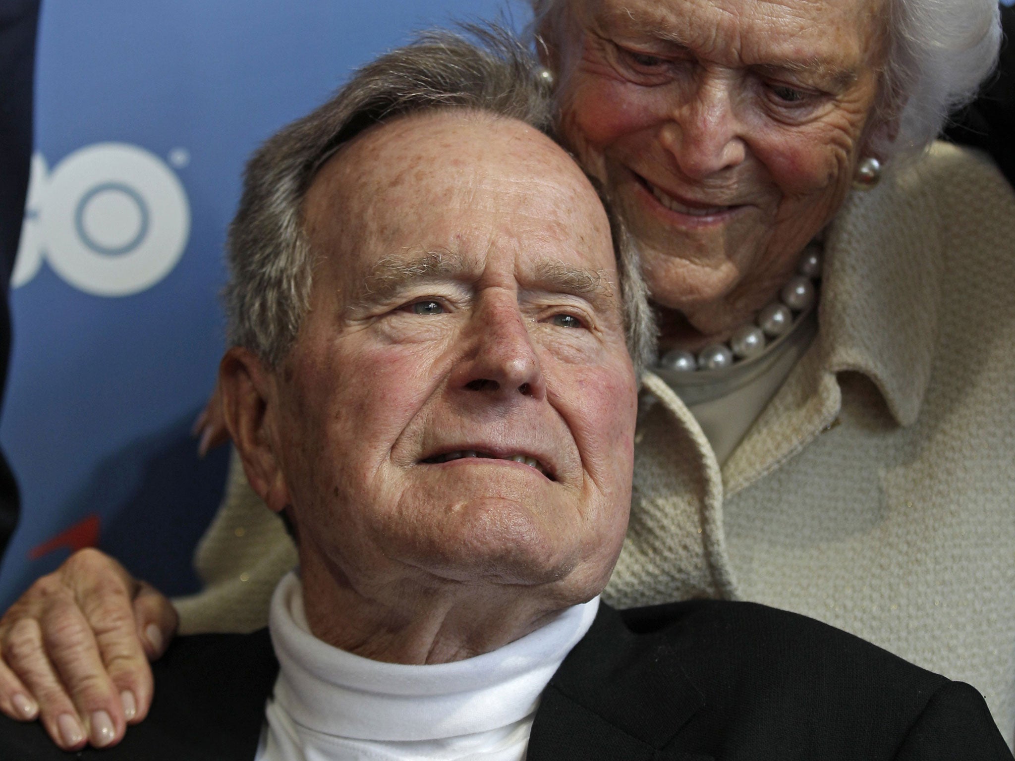 Former US president George H W Bush has been admitted to a hospital intensive care unit