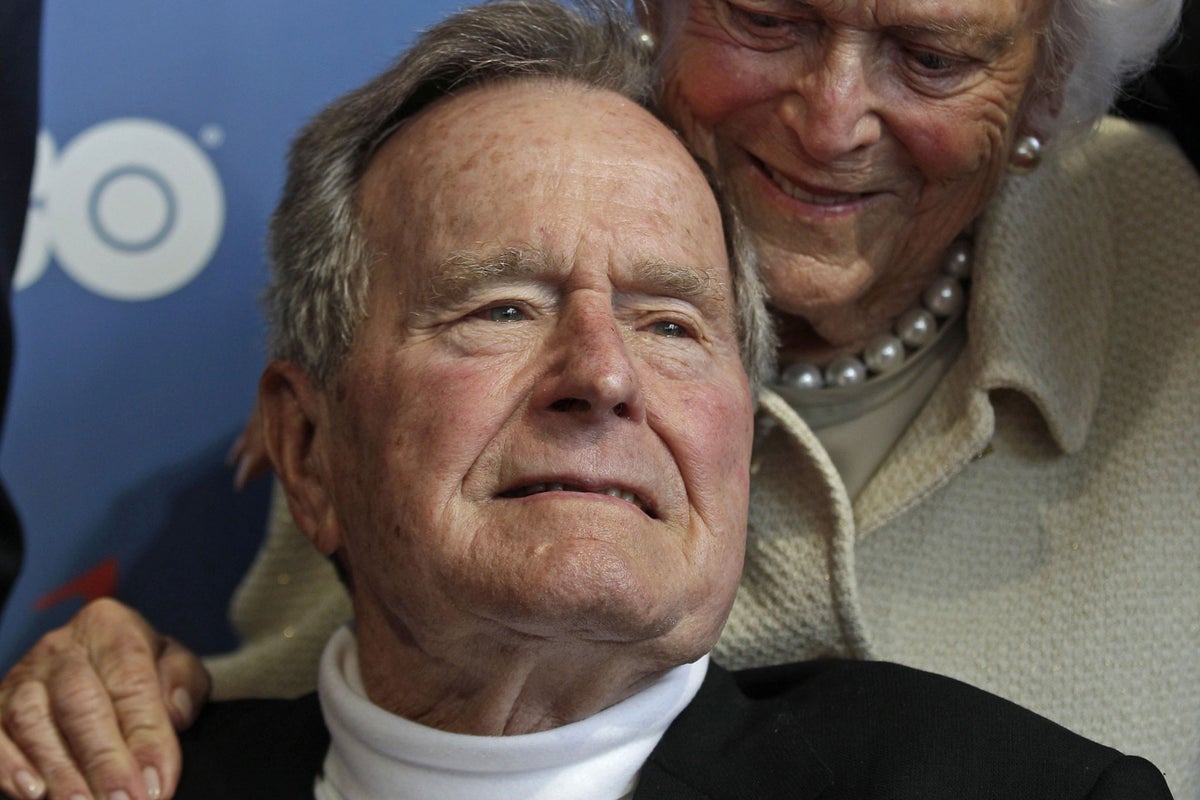 ExUS president H W Bush in intensive care The Independent