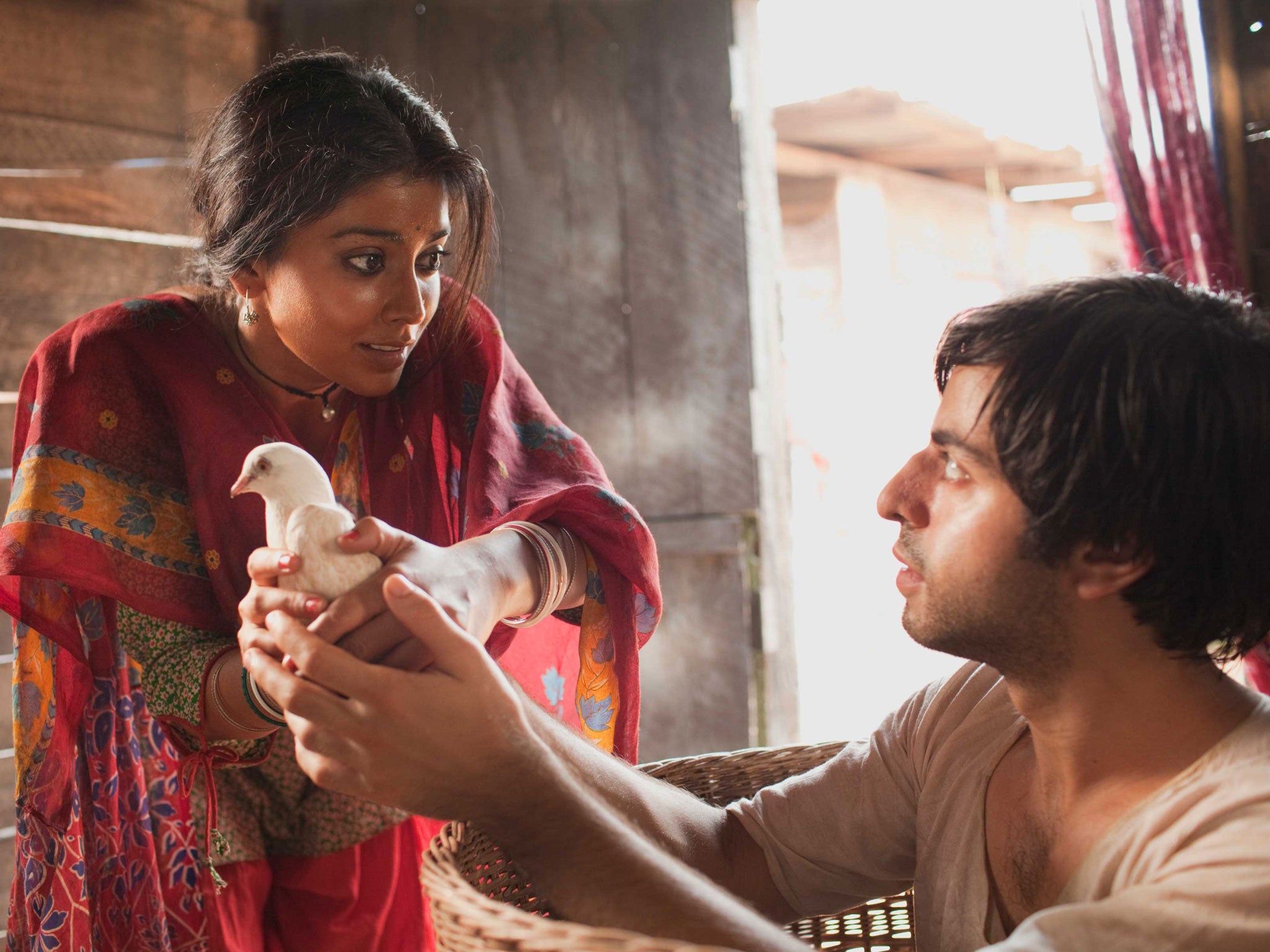 Whimsical and portentous: Shriya Saran and Satya Bhabha in 'Midnight's Children'
