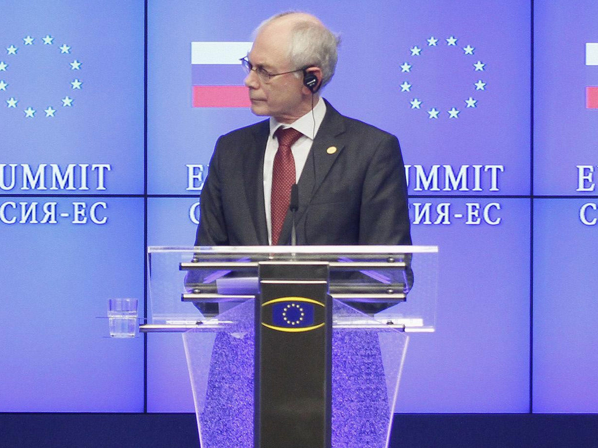 European Union president Herman Van Rompuy said the UK's exit from the union would see a 'friend walk off into the desert'