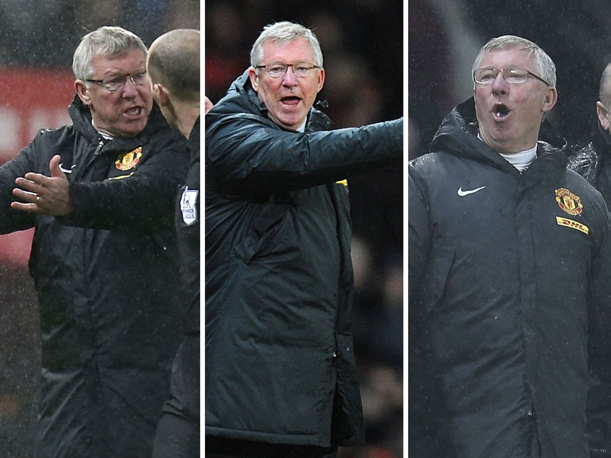 Sir Alex Ferguson escaped unpunished for remonstrating with match-day officials on Wednesday