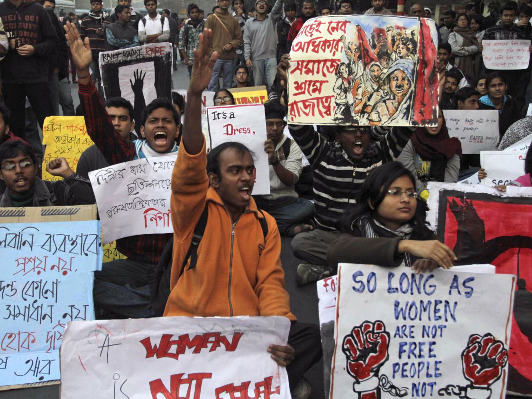 Indian police said six people had been arrested on suspicion of involvement in the attack on 16 December, which prompted mass protests over the way sexual violence against women is handled by authorities