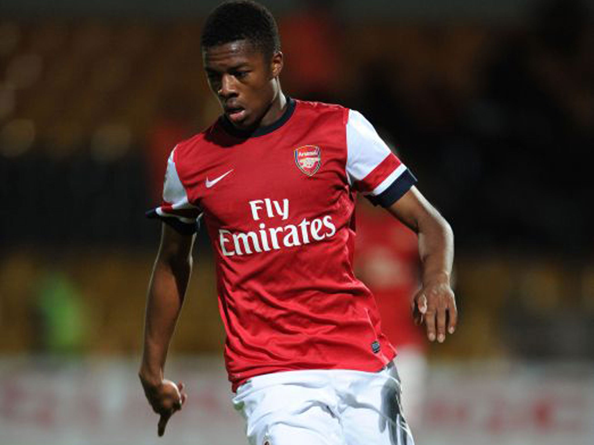 <p><strong>Football: Chuba Akpom</strong></p>
<p>Arsène Wenger's new preference for British rather than foreign youngsters could be easily explained, when he has players as good as Chuba Akpom on their way up at Arsenal.</p>
<p>Akpom is the most exciting English prospect to emerge at Arsenal since Jack Wilshere. Four school years younger than Wilshere, centre- forward Akpom signed his first professional deal at the club on his 17th birthday in October.</p>
<p>Just two months later Akpom found himself taken to Olympiakos as part of the first-team squad, making the substitutes' bench.</p>
<p>Akpom has always been ahead of his age group. Last season, at 15 and 16, he was playing for Arsenal Under-18s. This year, as well as for England Under-19s, he has been starring for Terry Burton's Under-21 team, leading the line against opponents older and more experienced than him with confidence and authority.</p>
<p>Akpom scores goals, with six to his credit so far this season. He is a fierce physical presence – dangerous in the air and running beyond defenders – but is also sharp in the box and cool with penalties. But it is the intelligence and maturity of his hold-up and link-up play that mark him out against his peers.</p>
<p>Wenger recently praised Akpom's "personality and quality". He has enough of both to make his first public impression in 2013.</p>