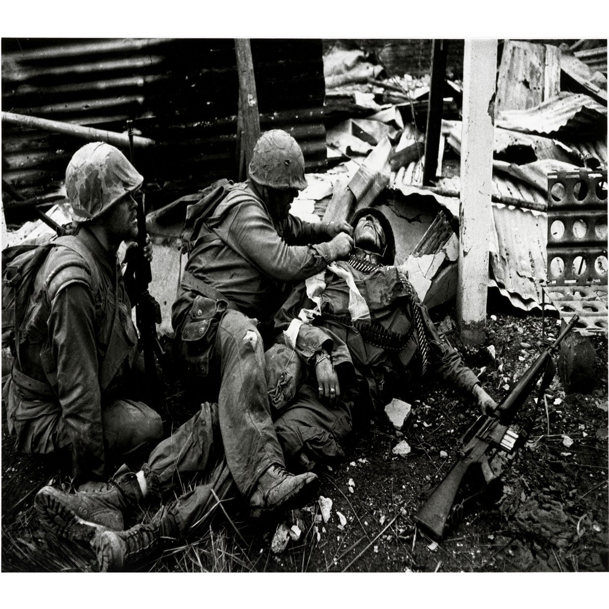 Shell-shocked US Marine, The Battle of Hue