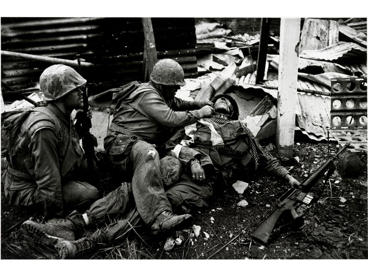 Don McCullin, Shell-shocked US Marine, The Battle of Hue (1968)