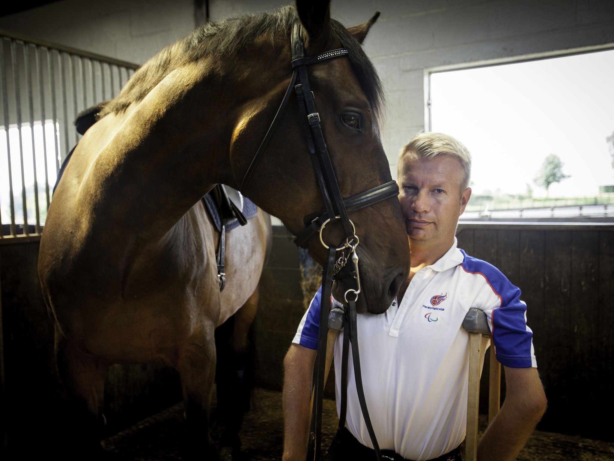 Paralympian dressage rider Lee Pearson, winner of 10 golds