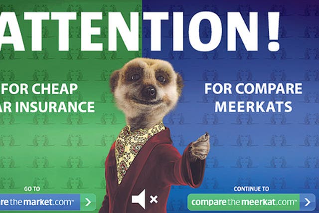 <p>ComparetheMarket’s meerkats have long fronted its consumer ads</p>