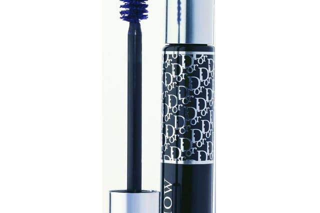 <p>1. Diorshow</p>

<p>£23, Christian Dior, available nationwide</p>

<p>Blue mascara might seem retro for a time all about looking forward but it will make eyes appear whiter and brighter in a nifty optical illusion.</p>