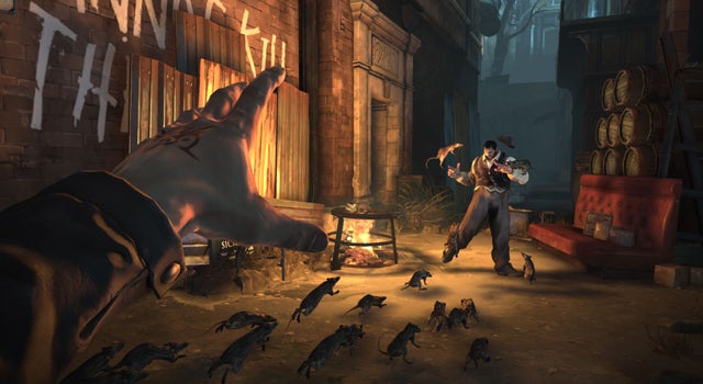 <p><strong>Dishonored</strong></p>
<p>The trials of Corvo Attano make for the year’s most flexible first-person action game, as the assassin uses brute strength and dark arts to wreak his own brand of vengeance on the higher-powers out to frame him for murder. Dishonored’s trick is in the way it hands the keys to said vengeance over to the player; the choice for a bloodless reprisal entirely within the realms of possibility. This same freedom of choice prevails through the ever challenging and gratifying adventure, as the storyline branches and the game’s setting of Dunwall morphs depending on the player’s approach. Nothing less than spectacular.</p>