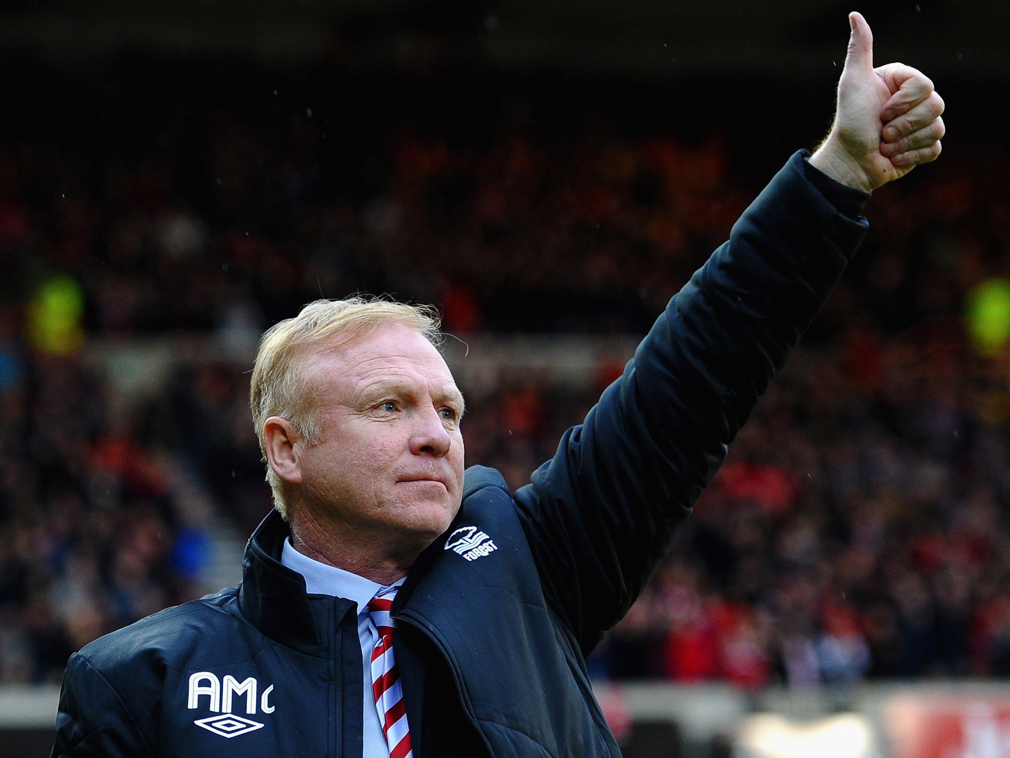 Alex McLeish: Forest’s new manager said his side showed good fighting spirit