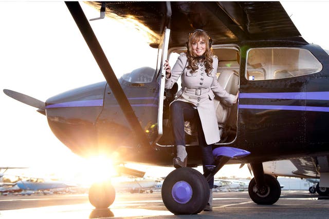 Carol Vorderman has been clocking up the air miles to fulfil a lifelong dream of obtaining a pilot's licence.