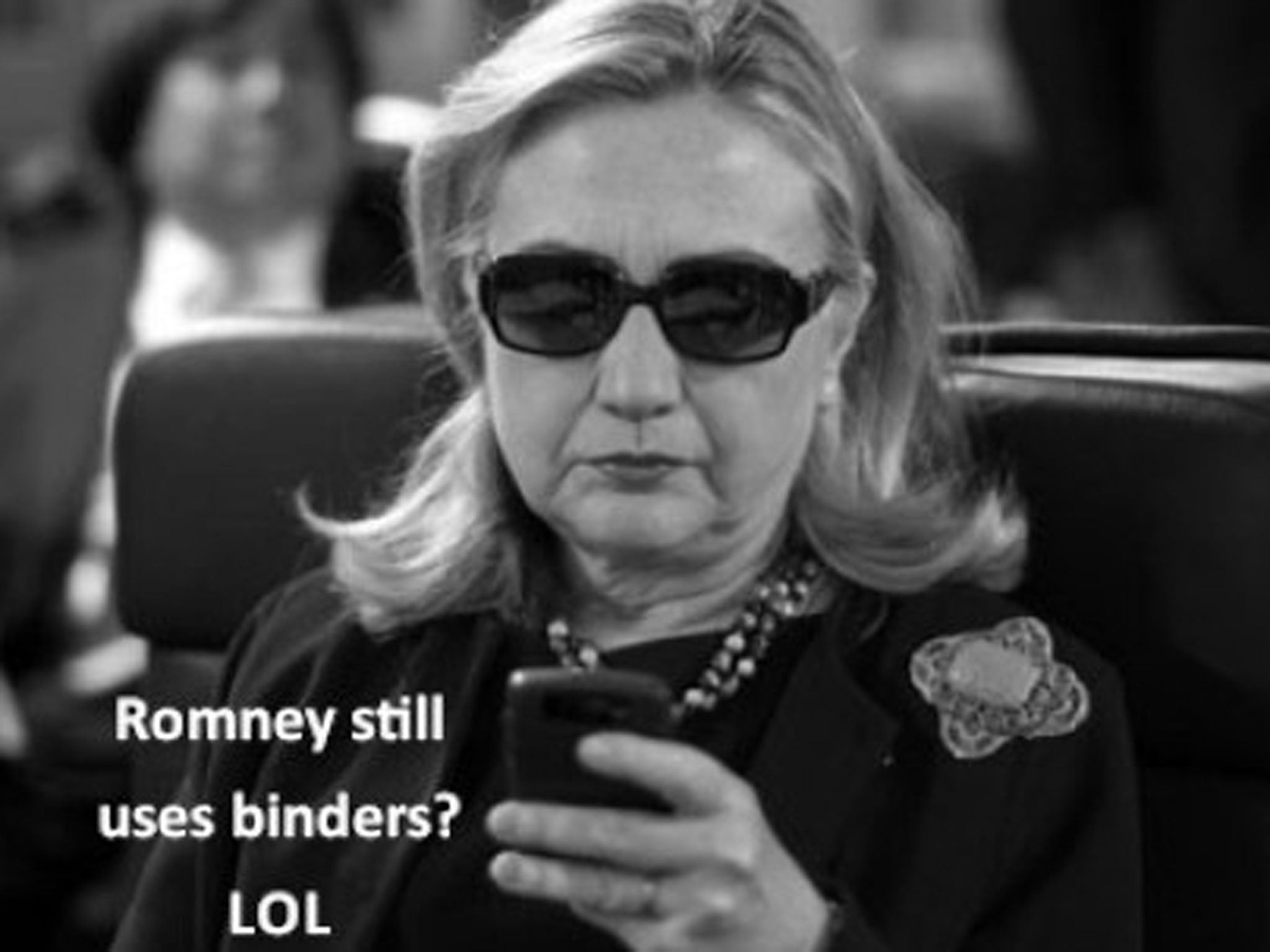 Texts from Hillary / Binder meme