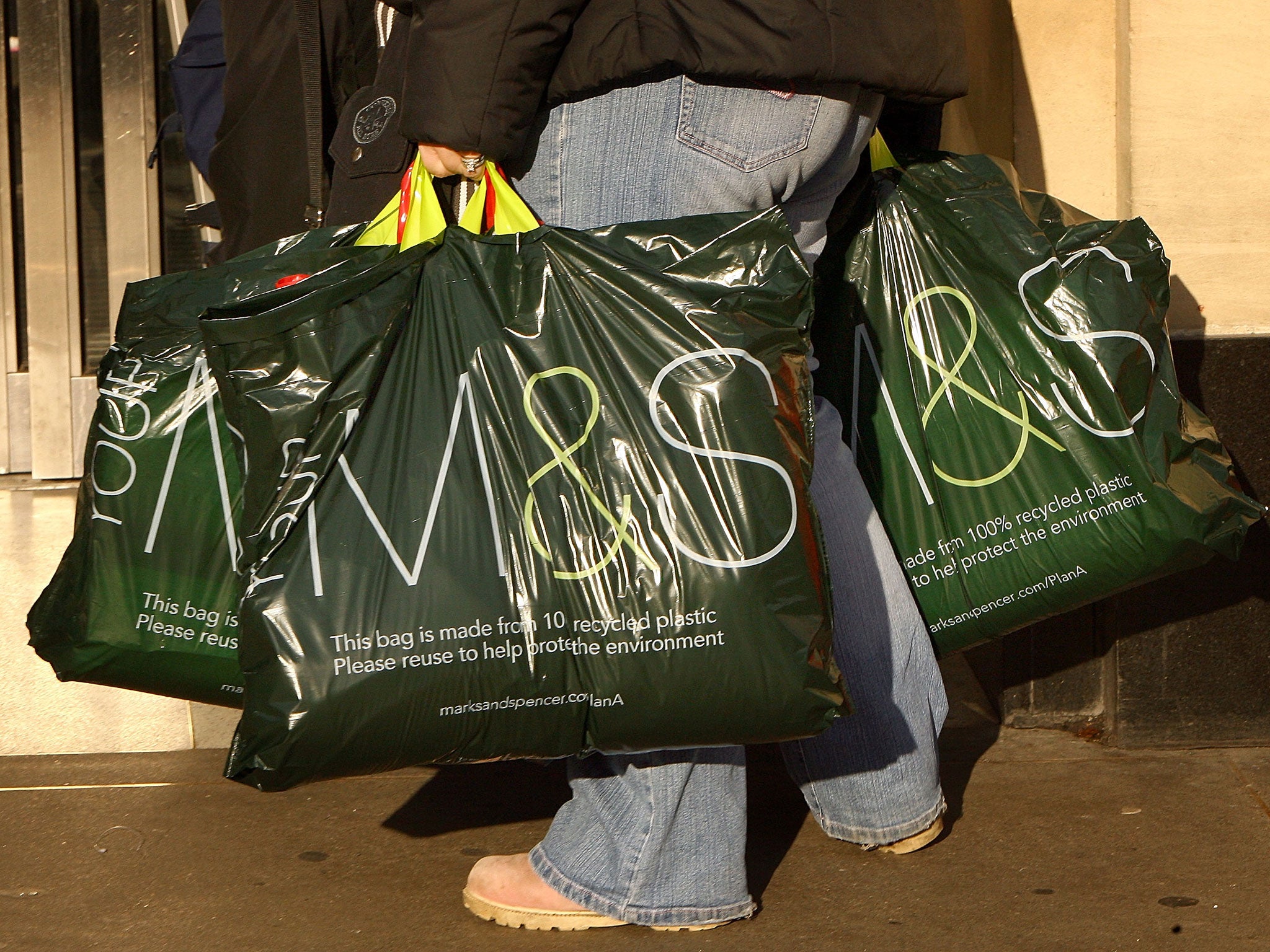 The man, who has not been named, was struck by a trolley while in an M&S store