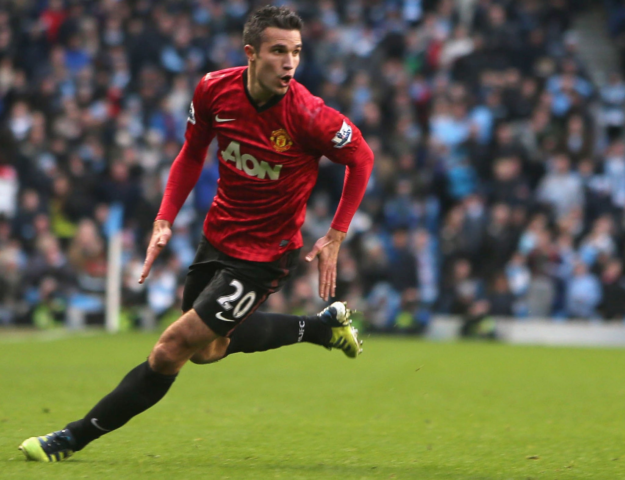 Roberto Mancini believes the failure to land Robin van Persie might cost Manchester City the title