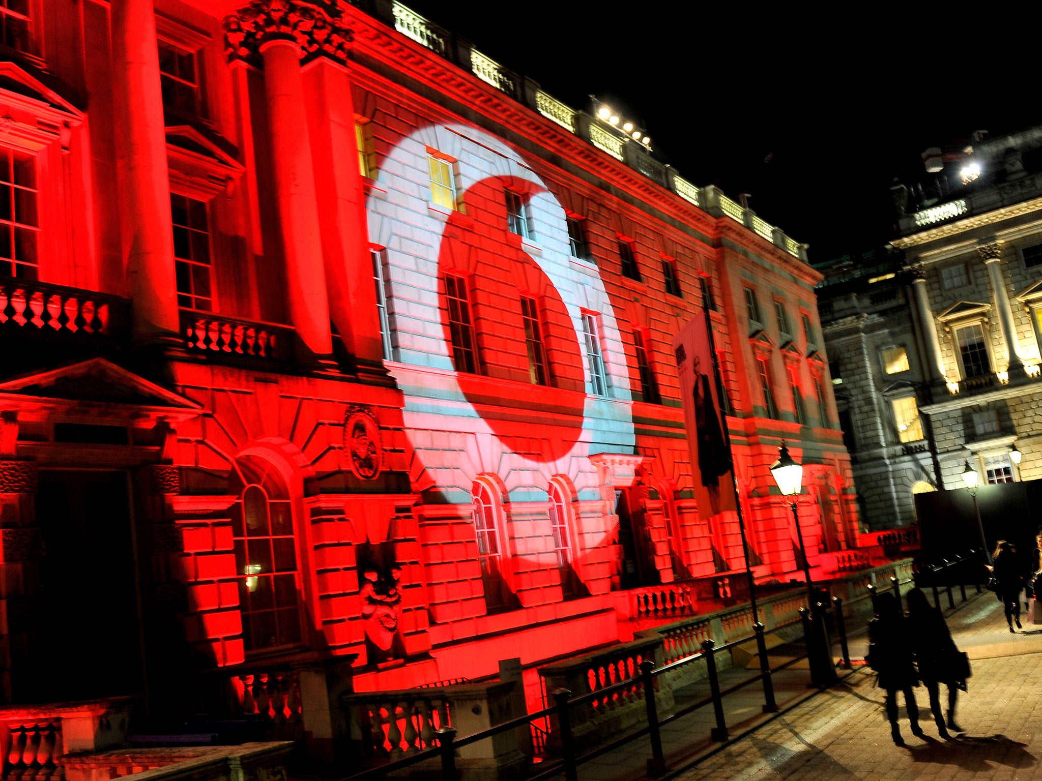 Vodafone sponsored London Fashion Weekend at Somerset House last February