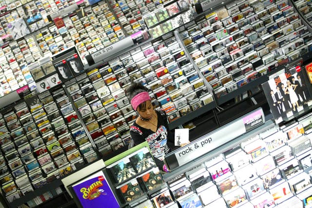 Sales of album CDs were down by 19 per cent in 2012