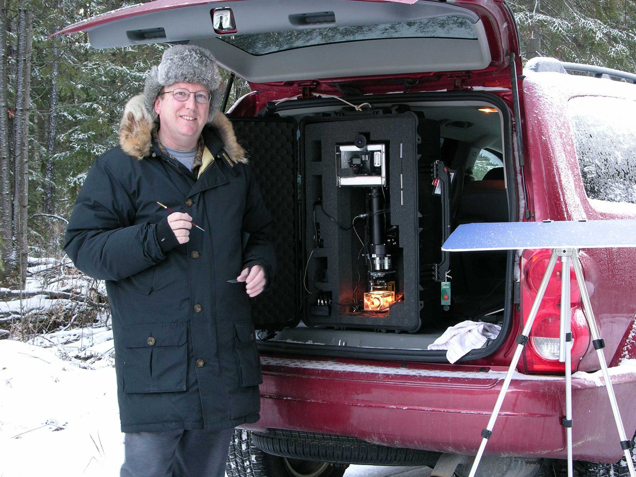Dr Ken Libbrecht has made it his life's work to study, photograph and 'grow' snowflakes