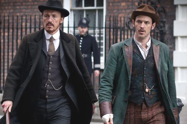 Ripping yarns: Jerome Flynn (left) and Adam Rothenberg in BBC1’s new Victorian drama