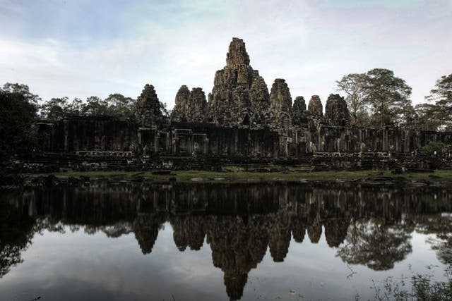 Spectacular city: a temple complex at Angkor, Cambodia