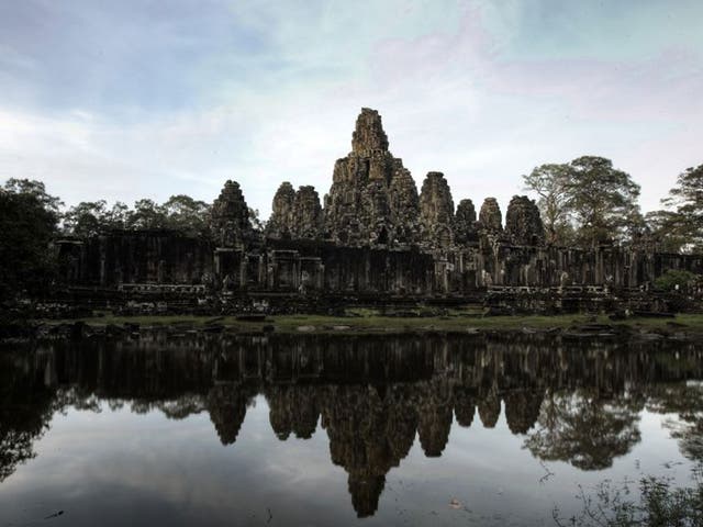 Spectacular city: a temple complex at Angkor, Cambodia