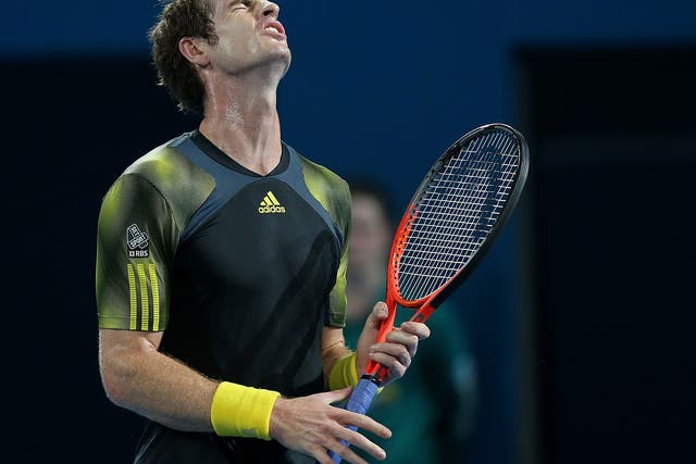 The pain shows as Andy Murray stuggles to beat John Millman