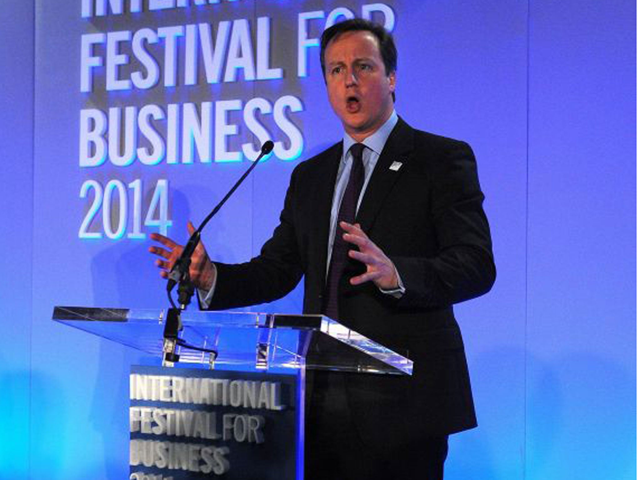 David Cameron addresses business leaders in Liverpool this week