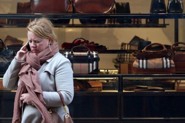 Luxury goods brands such as Burberry with a strong presence in Asia are in demand