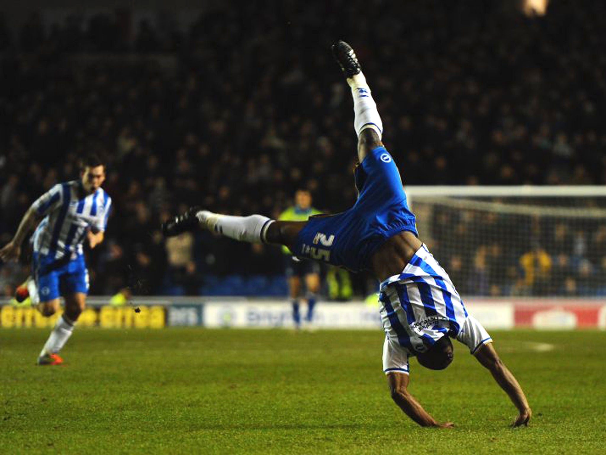 Kazenga LuaLua’s goal celebrations have been banned by the club doctor
