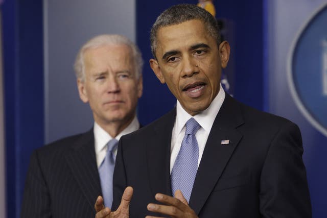 President Obama with Vice-President Joe Biden