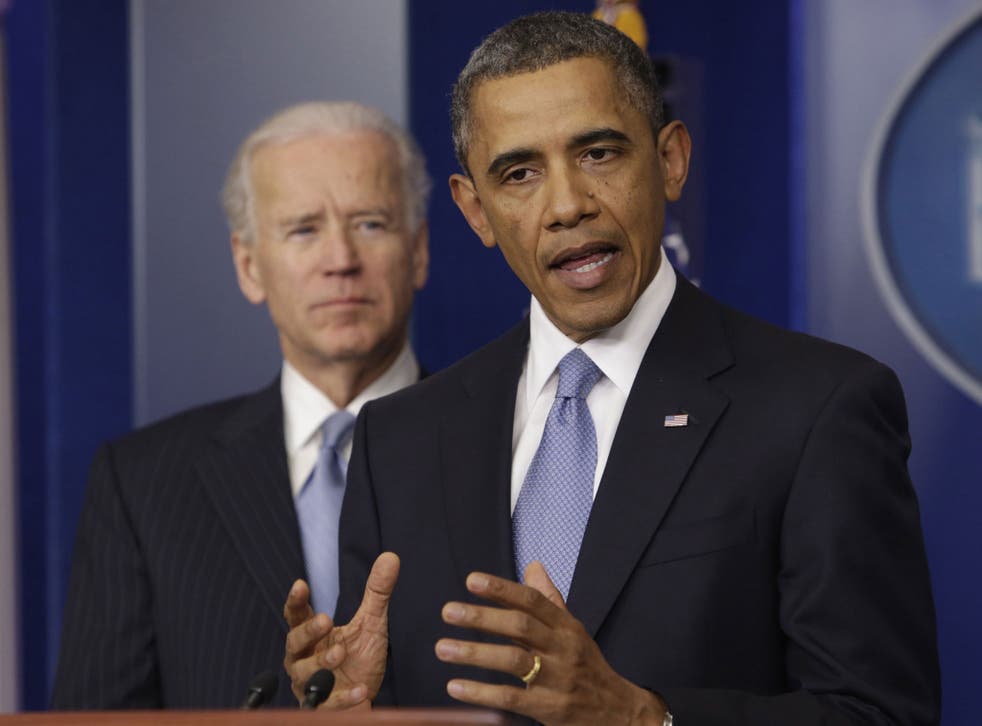 President Obama with Vice-President Joe Biden