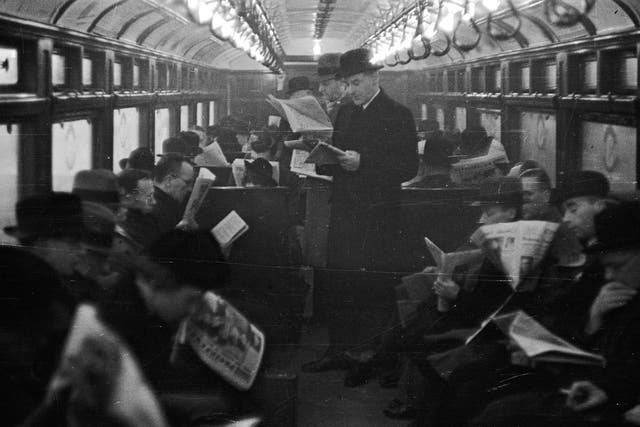 Tickets, please: Commuting in 1939 was good for newspaper sales