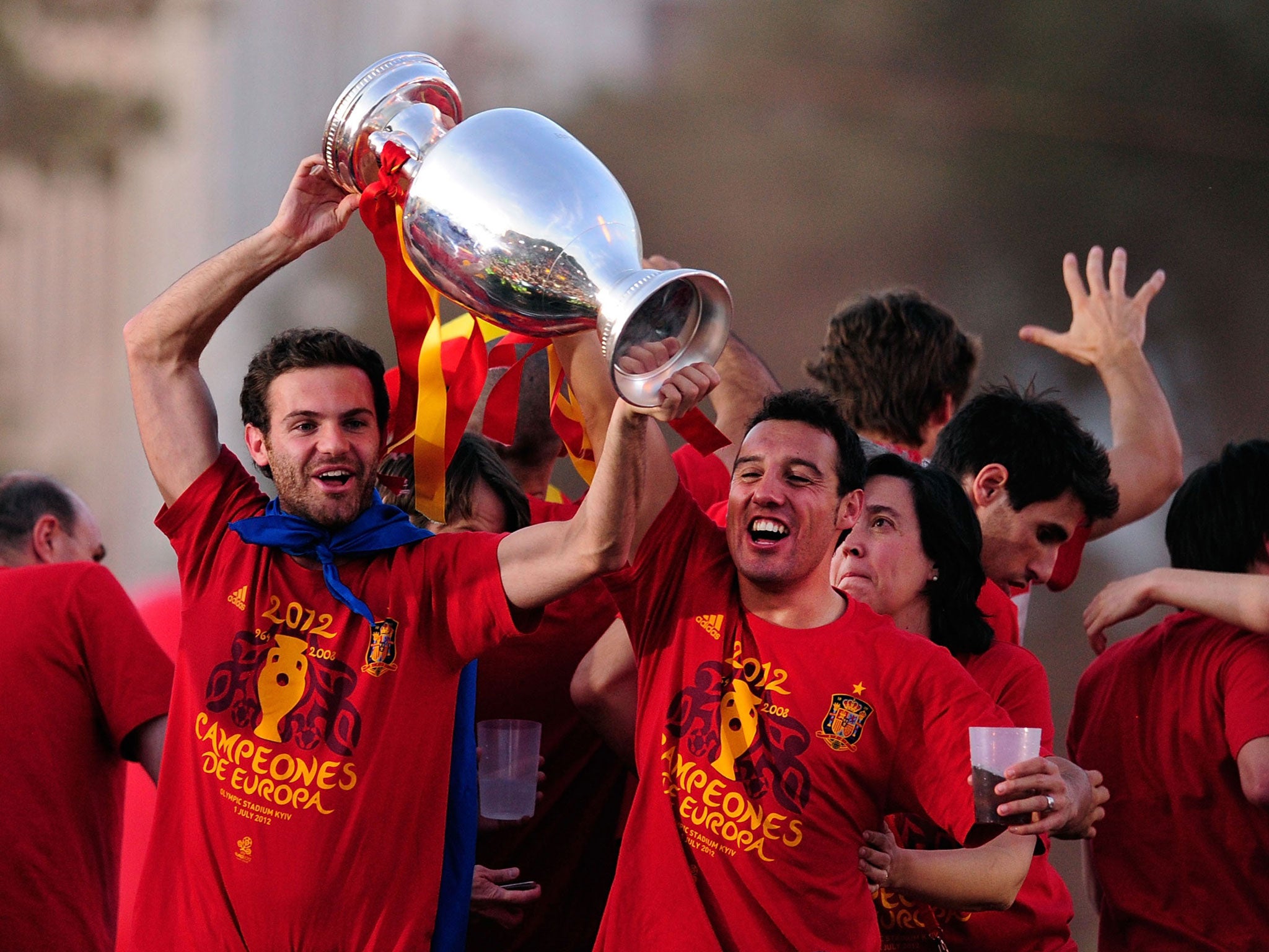 Spain won the UEFA EURO 2012 trophy