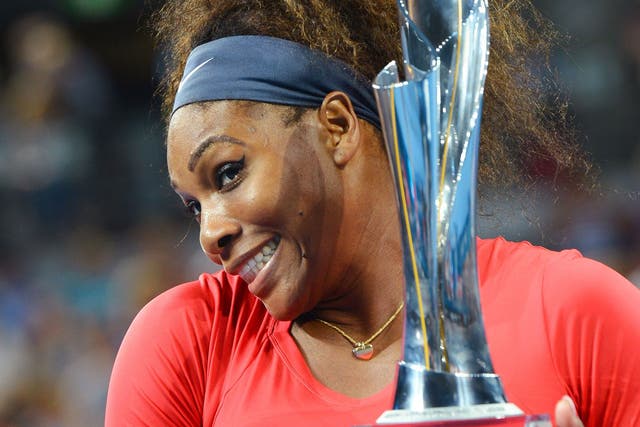 Serena Williams beat Anastasia Pavlyuchenkova 6-2 6-1