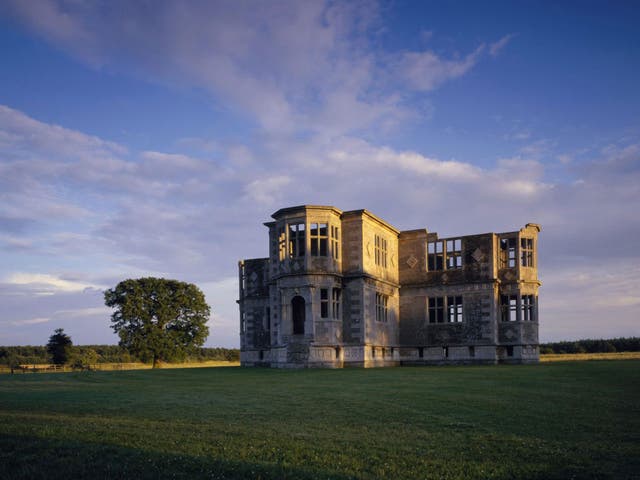 The National Trust property at Lyveden New Bield, in the heart of rural Northamptonshire