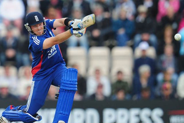 Ian Bell was England’s only batsman to post a significant score in the Delhi warm-up