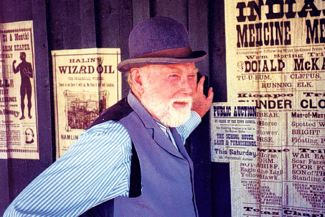Carey Jr in one of his final roles, in George P Cosmatos's 2003 western, 'Tombstone'