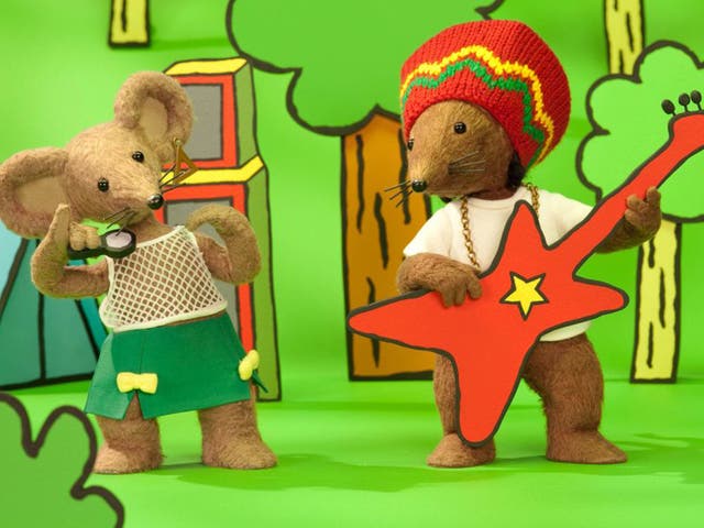 Zoomer and Rastamouse on the hit CBeebies comedy Rastamouse