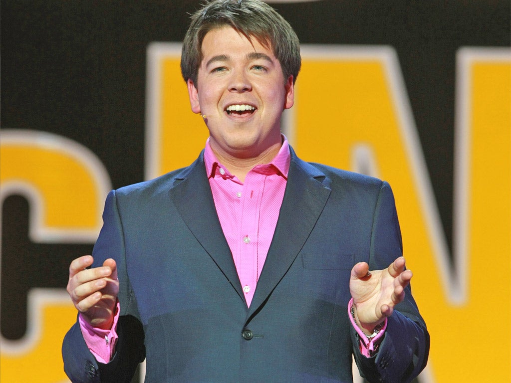 Laughing all the way...: Michael McIntyre's latest tour raked in £21m