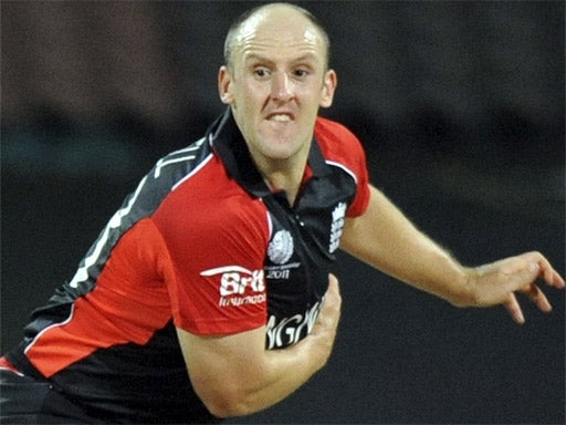 James Tredwell was the pick of England’s struggling bowlers