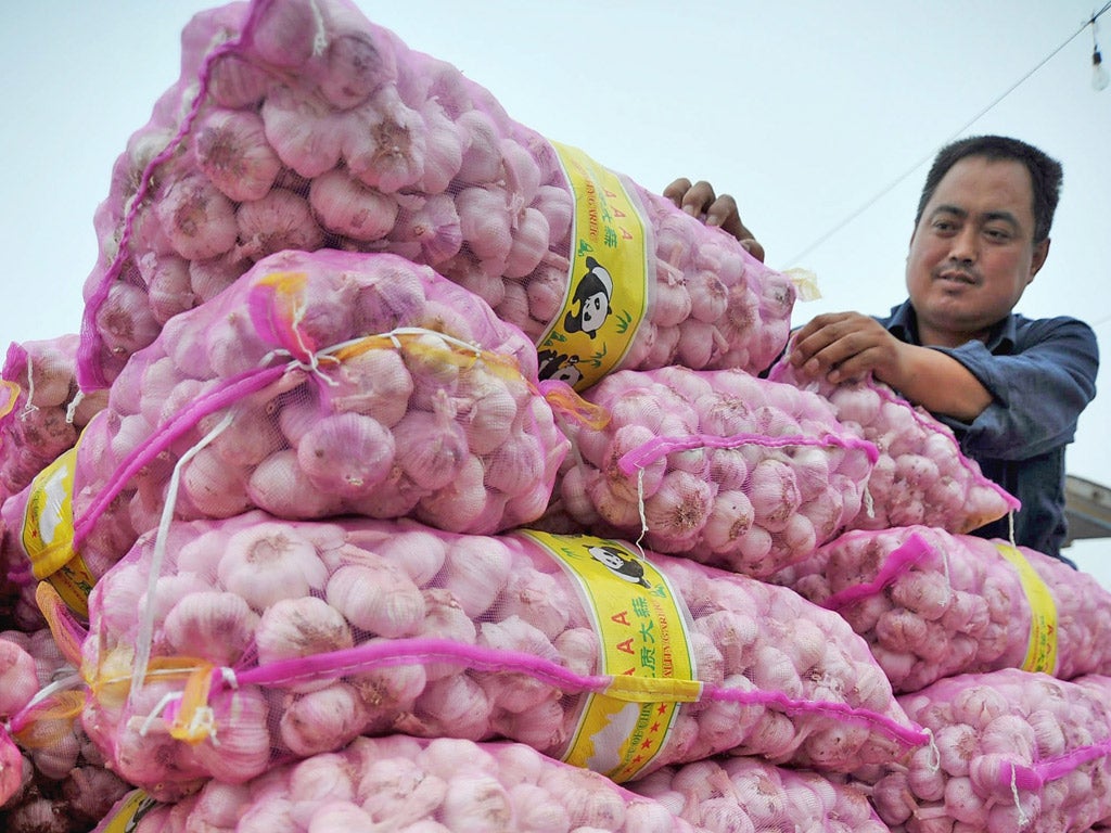 Chinese farmers have captured large swathes of the global garlic market