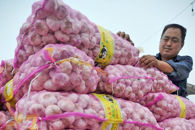 Chinese farmers have captured large swathes of the global garlic market