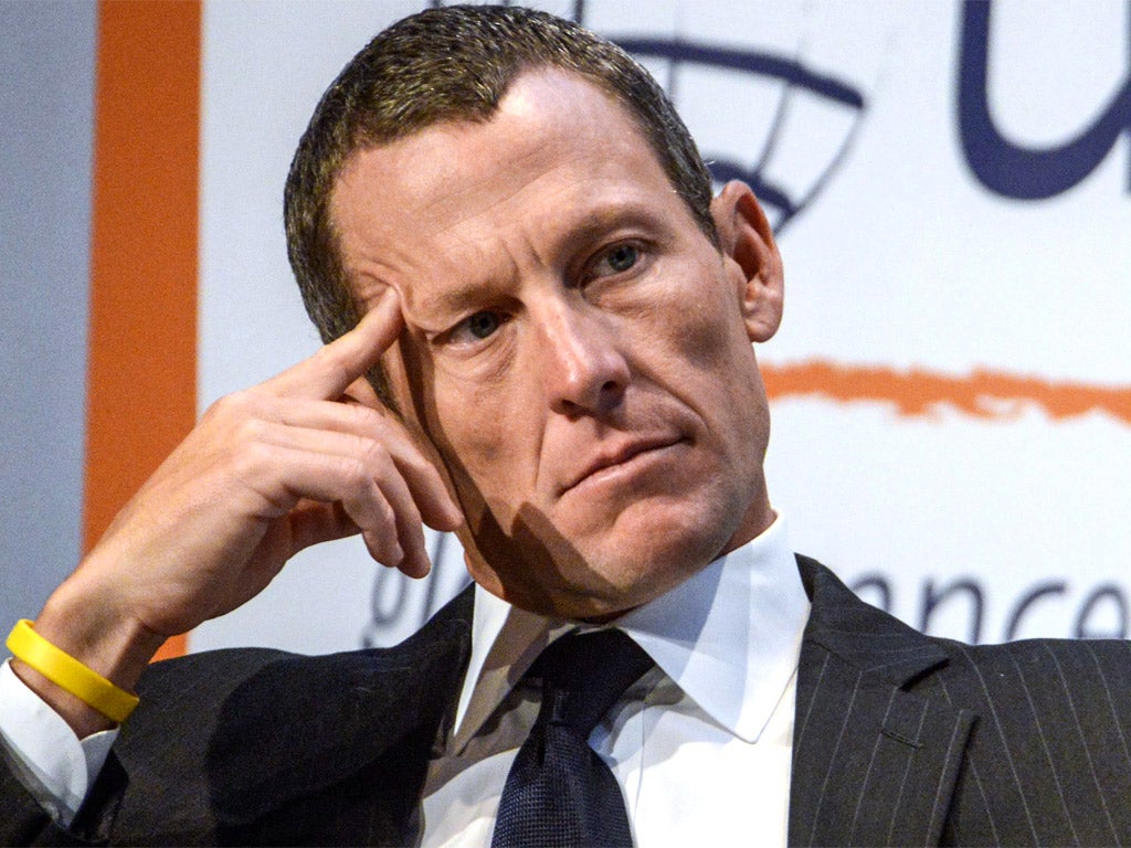 Armstrong has lost everything he cynically gained