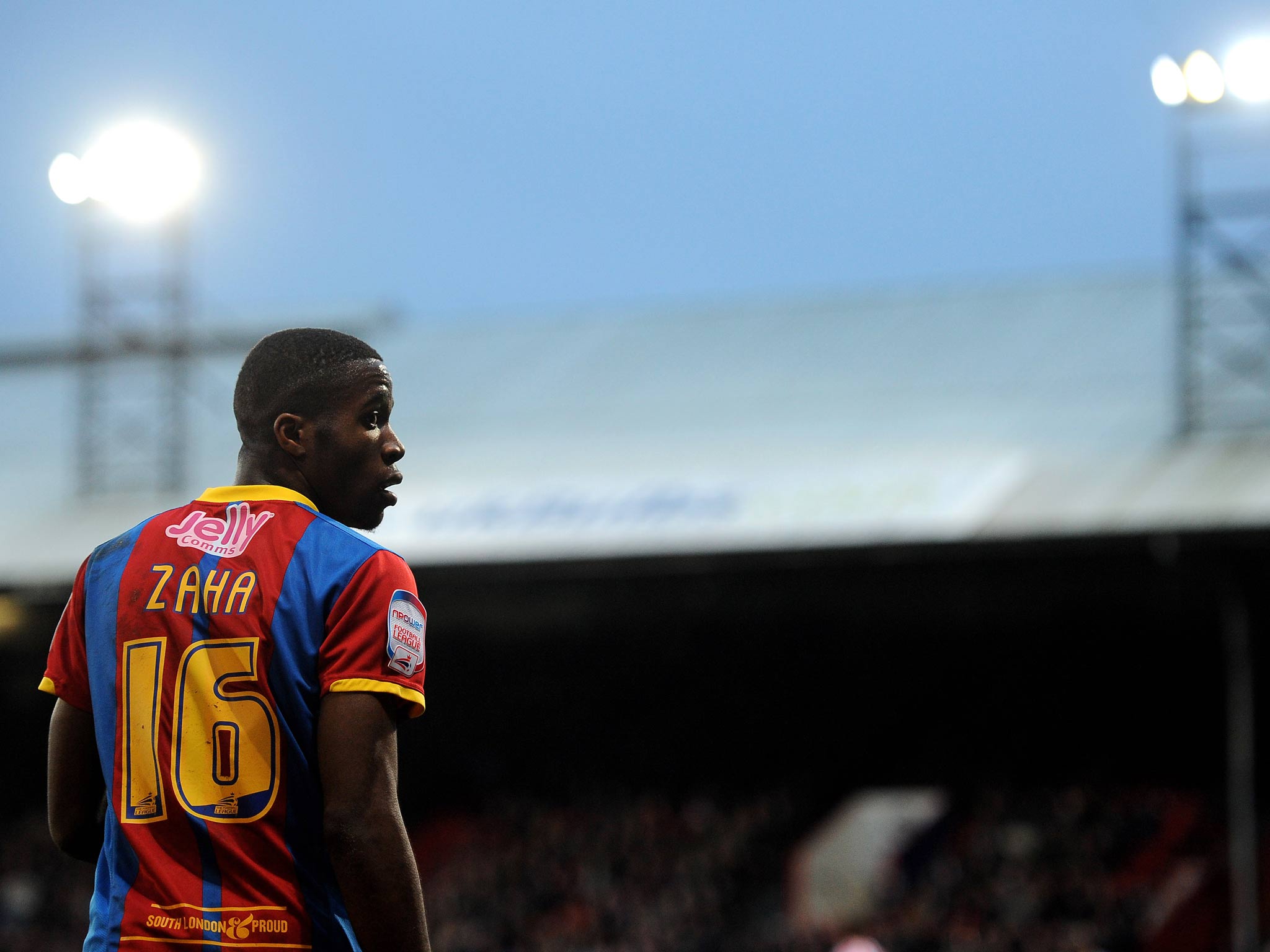 Wilfried Zaha will have a chance to impress at a Premier League ground