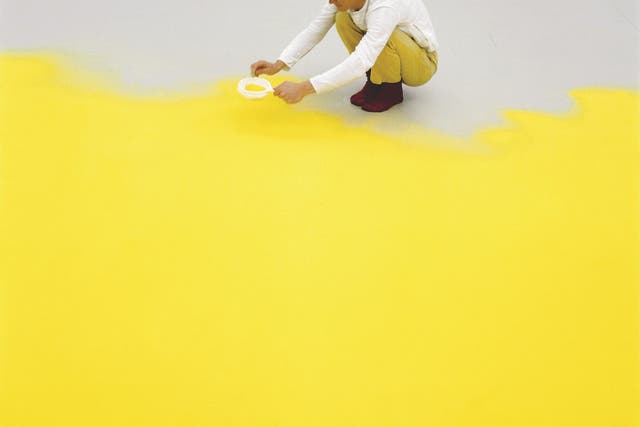 Wolfgang Laib is planning to carpet MoMA with millions of tiny pollen grains