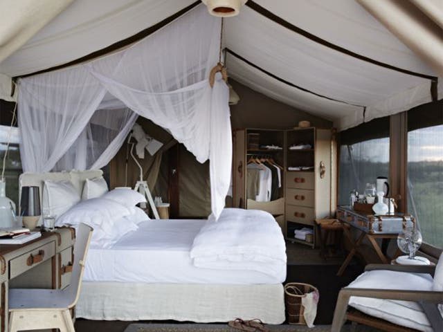 <p><strong>Singita Mara River, Serengeti</strong></p>
<p>This new camp opened in the northernmost tip of the Serengeti in December. Situated in an area known as the Lamai Triangle, it offers just six luxury tents, a decked outdoor pool and unfettered views of the Mara River. The area is famed for its year-round wildlife viewing, but the period between August and October is best for close-up views of the Great Migration, when thousands of wildebeest, antelope and zebra make the perilous journey north to the plains of the Maasai Mara, dodging predators as they go.</p>
<p><em>Singita Mara River, Serengeti National Park (00 27 21 683 3424; <a href="www.singita.com" target="_blank">singita.com</a>). Doubles from US$1,900 (£1,188), all inclusive.</em></p>